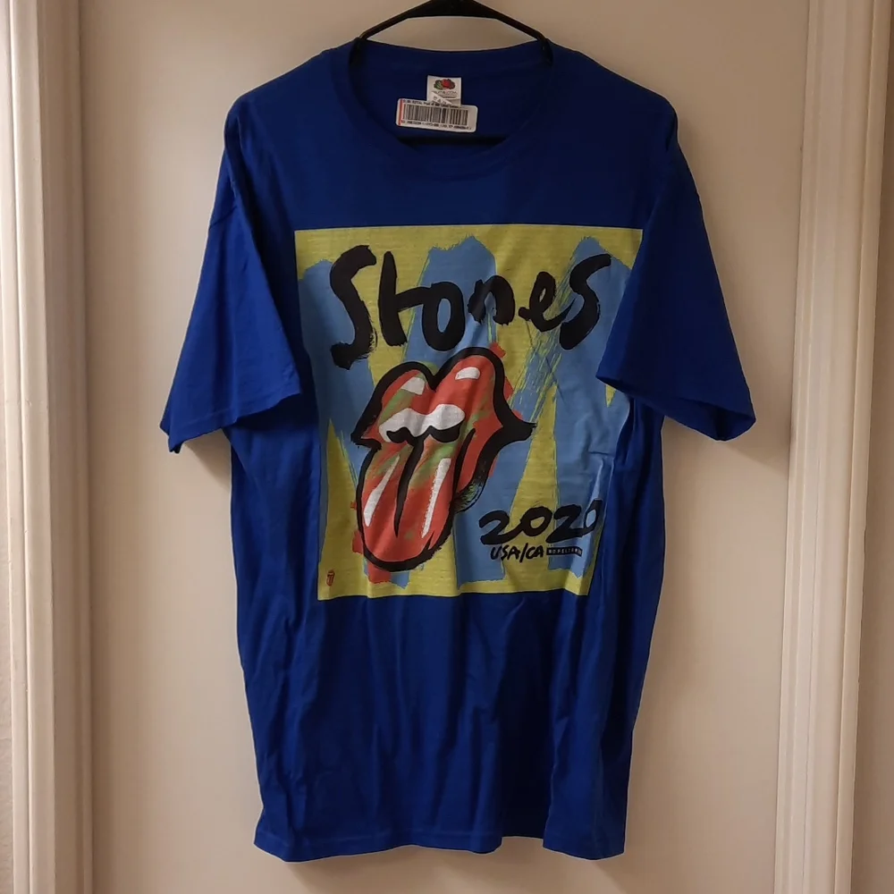 Rolling Stones 2020 Royal Blue Concert T-shirt